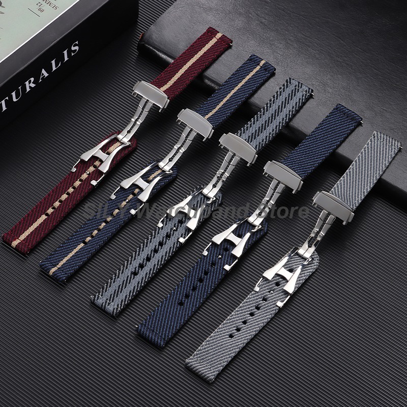 Woven Canvas Fabric Watch Band - огляд і ціна Suede Strap Watch