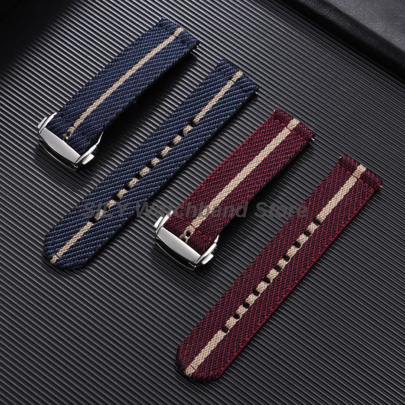 Woven Canvas Fabric Watch Band - огляд і ціна Suede Strap Watch
