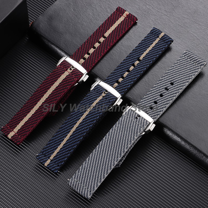 Woven Canvas Fabric Watch Band - огляд і ціна Suede Strap Watch