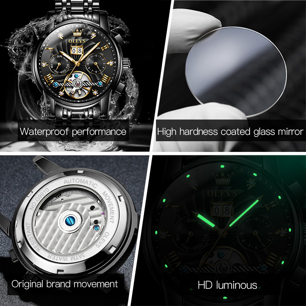 OLEVS Classic Men's Watches To - огляд і ціна Omega Watch Constellation