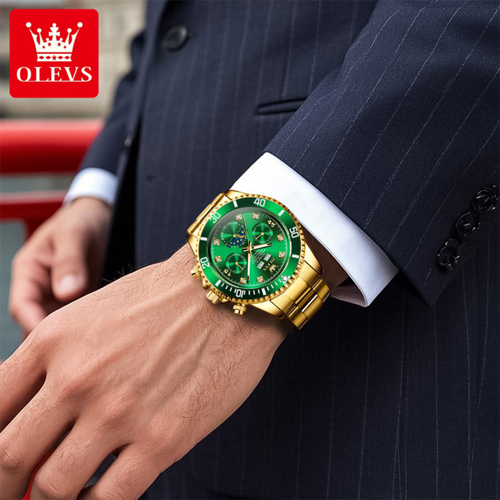OLEVS 6729 Automatic Watch Man - огляд і ціна Omega Watch Constellation