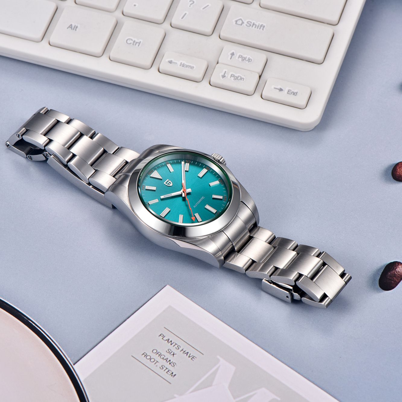 PAGANI DESIGN Green Glass Men' - огляд і ціна Seiko Watch Presage