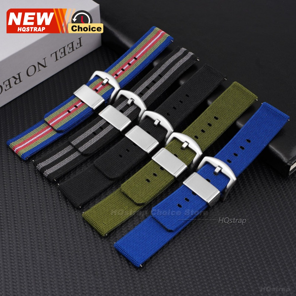 Steel Ring Elastic Nylon Canva - огляд і ціна Nato Strap Nylon